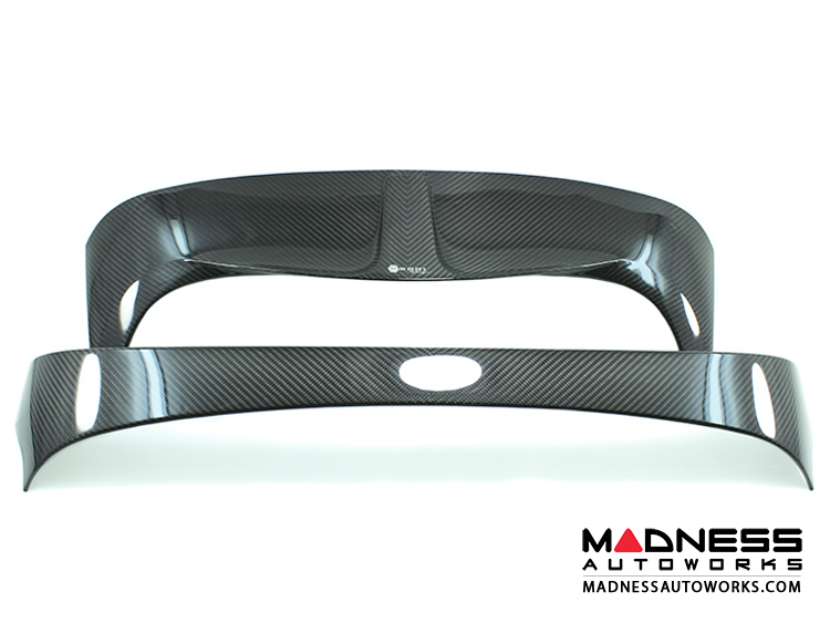 Alfa Romeo 4C Carbon Fiber Roll Bar + Spoiler Cover Set MADNESS Autoworks Auto Parts and